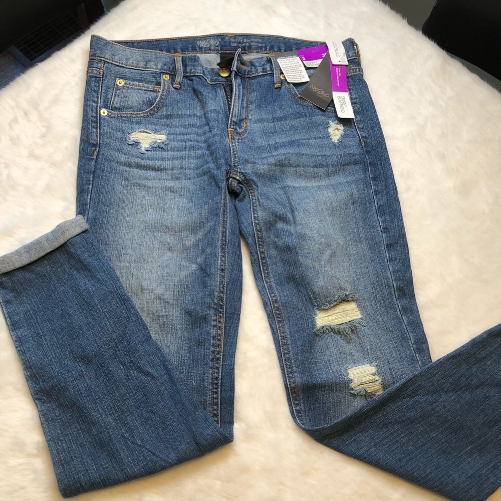 NWT skinny boyfriend jeans